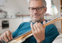 Man playing guitar