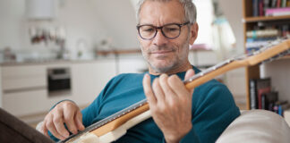 Man playing guitar