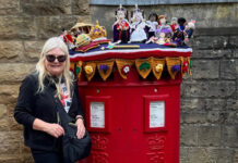 Christine Lagun outside Windsor castle